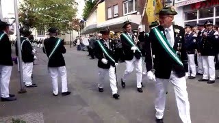 Parademarsch der Bürgerschützen 2016 in Geseke [upl. by Eldred]