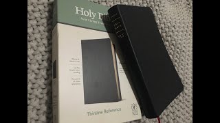 NLT Thinline Reference Bible Review and How Ill Be Using It [upl. by Peyter]