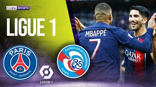 PSG vs Strasbourg  LIGUE 1 HIGHLIGHTS  10212023  beIN SPORTS USA [upl. by Daniels]