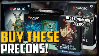 Top 10 Best Precon Decks for Commander Duskmourn UPDATE  Magic The Gathering [upl. by Boyer158]