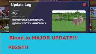 Bloxdio BIGGEST Update  MOBS [upl. by Glynn]