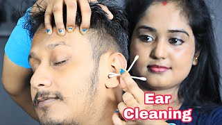 Ear Cleaning After Long Time  Ear Massage  Neck Carck  Oil Head Massage  Moral Of ASMR [upl. by Sixele]