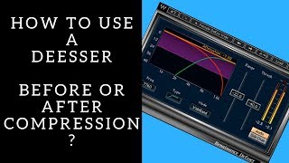 How To Use A DeEsser  Before or After Compression  Waves DeEsser [upl. by Kcirddot761]