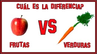 La Diferencia Entre frutas y verduras [upl. by Nanine]