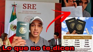 Cómo sacar PASAPORTE MEXICANO  CÓMO tramitar el PASAPORTE MEXICANO COSTOREQUISITOSPASOS [upl. by Apeed]