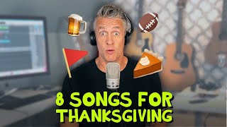 8 Funny Thanksgiving Songs [upl. by Nirda]