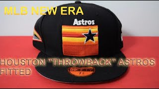 Hats and CAPS Unboxings MLB Houston Astros Throwback Pennant Fitted 59Fifty  ULTRA RARE STYLE [upl. by Balac710]