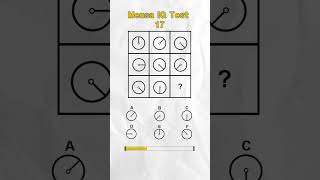 Mensa IQ Test 17 [upl. by Knipe]