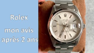 Ma Rolex après 2 ans  mon Avis Honnête [upl. by Rayna]