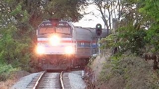 Amtrak 406 amp 822 Move Exhibit Train on Strasburg Railroad [upl. by Enotna]