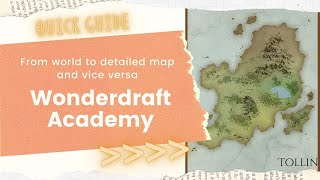 Wonderdraft Academy  From world to detailed map and from detailed to large [upl. by Farhsa]