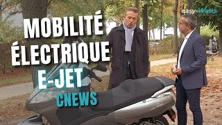 Le maxi scooter électrique deasywatts Motorcycles présenté dans la matinale de CNews [upl. by Werd]