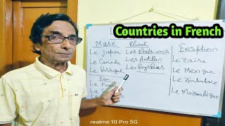 Les pays The countries Learn French easily [upl. by Swartz]