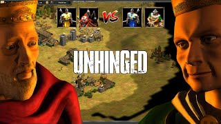 Im uploading every game of AOE2 I play until I die in 4K  418 Unhinged [upl. by Enyahs154]