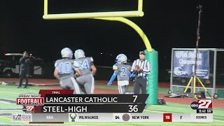 SteelHigh rolls to 5th straight District 3 title over Lancaster Catholic [upl. by Ardnusal]