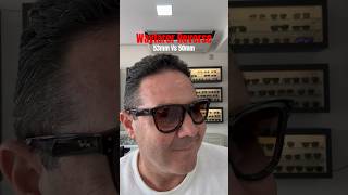 Wayfarer Reverse TAM 53mm Vs 50mm rayban verbim oculos [upl. by Edana]