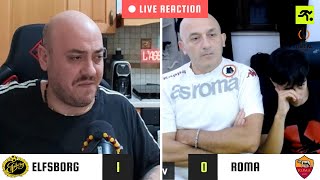 ELFSBORGROMA 10 LIVE REACTION  quotPARTITA IMBARAZZANTE VI DOVETE VERGOGNARE BASTAquot  TIFOSIAMO [upl. by Giglio648]