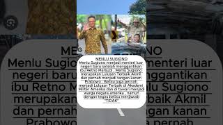 Menlu sugiono prabowo indonesia kopassus mayorteddy [upl. by Olivann]