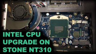 Upgrading The CPU On A Laptop  Intel Celeron to Core i3i5i7  Stone Computers NT310H i54210M [upl. by Nesrac]