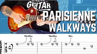 How To Play Parisienne Walkways Intro Guitar Lesson  Lead Guitar Tutorial With Tabs [upl. by Adila]