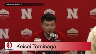 Nebraskas Keisei Tominaga full press conference from March 12 2024 [upl. by Avigdor]