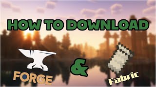 How to download Forge and Fabric for Minecraft [upl. by Amias]