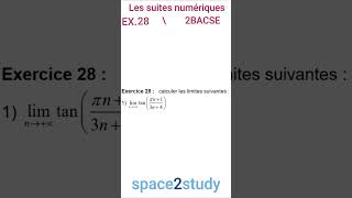 Exercice 28 Les suites numériques 2BACSE [upl. by Ialokin]