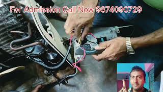 Ac Compressor with Capasitor Connection AcRepair [upl. by Alliehs508]