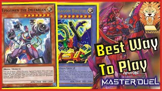 The Best Way To Play ABC Union For Master Rank  YuGiOh Master Duel New Deck Combos And Profile [upl. by Eejan828]