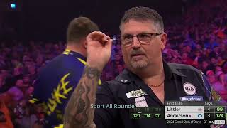 2024 Grand Slam of Darts Semi Final Highlights 180s and Best Checkouts [upl. by Lleon]