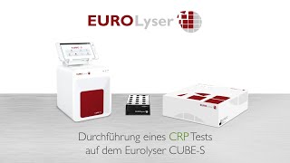 Durchführung eines CRPTests aus Vollblut auf dem Eurolyser CUBES [upl. by Minetta]