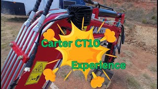 Carter CT10 Excavator Experience [upl. by Edora]