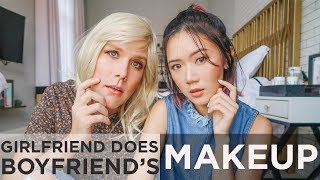 Girlfriend Does Boyfriends Makeup 2018  Camille Co [upl. by Adriell]