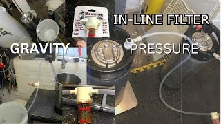 Bouncer InLine FilterGravity amp Pressure Transfer [upl. by Aiynot212]