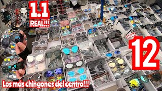 VAMOS A LOS LENTES DE MODA MÁS CHINGONES DEL CENTRO CDMX CALIDAD 11 REAL DESDE 12 PESOS REPETICIÓN [upl. by Lebna664]