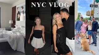 NYC VLOG dinner with gretchen  max dress alteration disaster lol  hanging with Jay [upl. by Gebler]