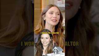 Elizabeth Olsen Reveals She Worked for a Realtor Before Rising to Stardom 😊 ElizabethOlsen shorts [upl. by Iru]