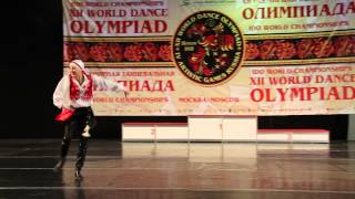 Dabke Дабка Anna Balabanova World championship Oriental Dance Folk 2015 1st place [upl. by Zil]