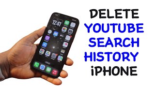 How to Delete Search History on YouTube iPhone [upl. by Jollenta759]