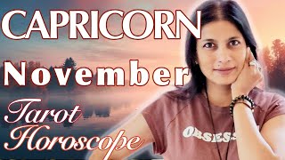 CAPRICORN November 2023 Tarot reading [upl. by Rubetta762]