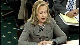 Secretary Clinton Testifies on the Department of State and USAID Budgets [upl. by Rahm579]