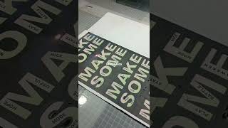 HD Vinyl printing sheet engraving [upl. by Nivad719]