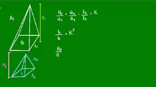 Pirâmides  razões de semelhança  parte 1 [upl. by Padget]
