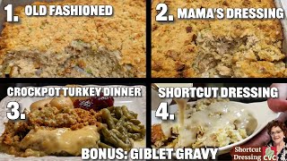 4 Southern Dressing Recipes amp Bonus Recipe Simple Ingredient Southern Cooking [upl. by Eydnarb]