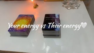 pick a card your energy vs their energy🤍🤍 [upl. by Can]