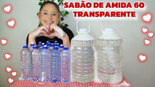 SABÃO LÍQUIDO TRANSPARENTE COM AMIDA 60  RENDIMENTO ÍNCRIVEL 👏🏻 QUALIDADE IMPRESSIONANTE [upl. by Myer277]