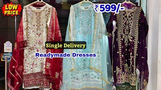 Fancy Readymade Suits Damaka OFFER ₹599  Pakistani Cotton Suits Wedding Dresses Hyderabad [upl. by Barrow]