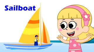 Elly Goes To The Beach  Kids Songs  ABC Song  Phonics for Children  Kidscamp [upl. by Dominga]