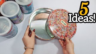 Stop throwing away tin cans  5 incredible ideas from tin cansrecycling tin cans [upl. by Pegma]