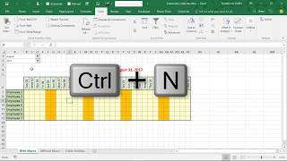 Build an Automatic Calendar with Macro in Excel [upl. by Zetnom152]